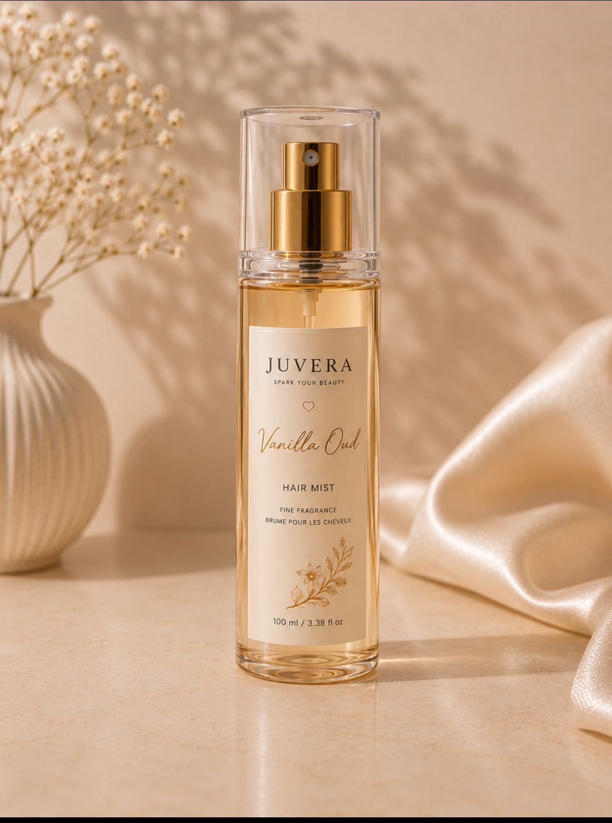 Vanilla oud hair mist